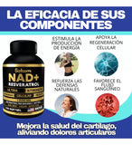 NAD+RESVERATROL| FORMULA ANTIENVEJECIMIENTO CELULAR