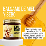 EVIL GOODS® - BÁLSAMO DE MIEL Y SEBO DE RES, HIDRATACIÓN NATURAL, POTENTE PARA TU PIEL CON EFECTO ANTI ENVEJECIMIENTO