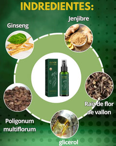 Tónico Capilar Spray Ginseng OUHOE
